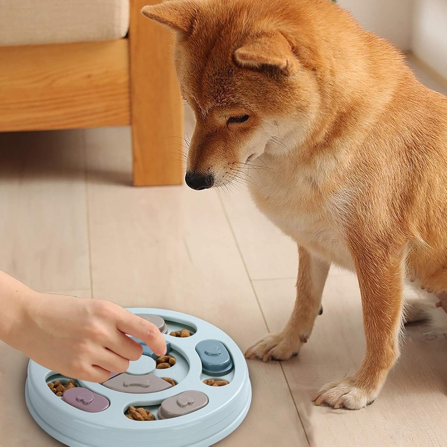 Dog Puzzle Toys,Dogs Food Puzzle Feeder Toys for IQ Training & Mental Enrichment