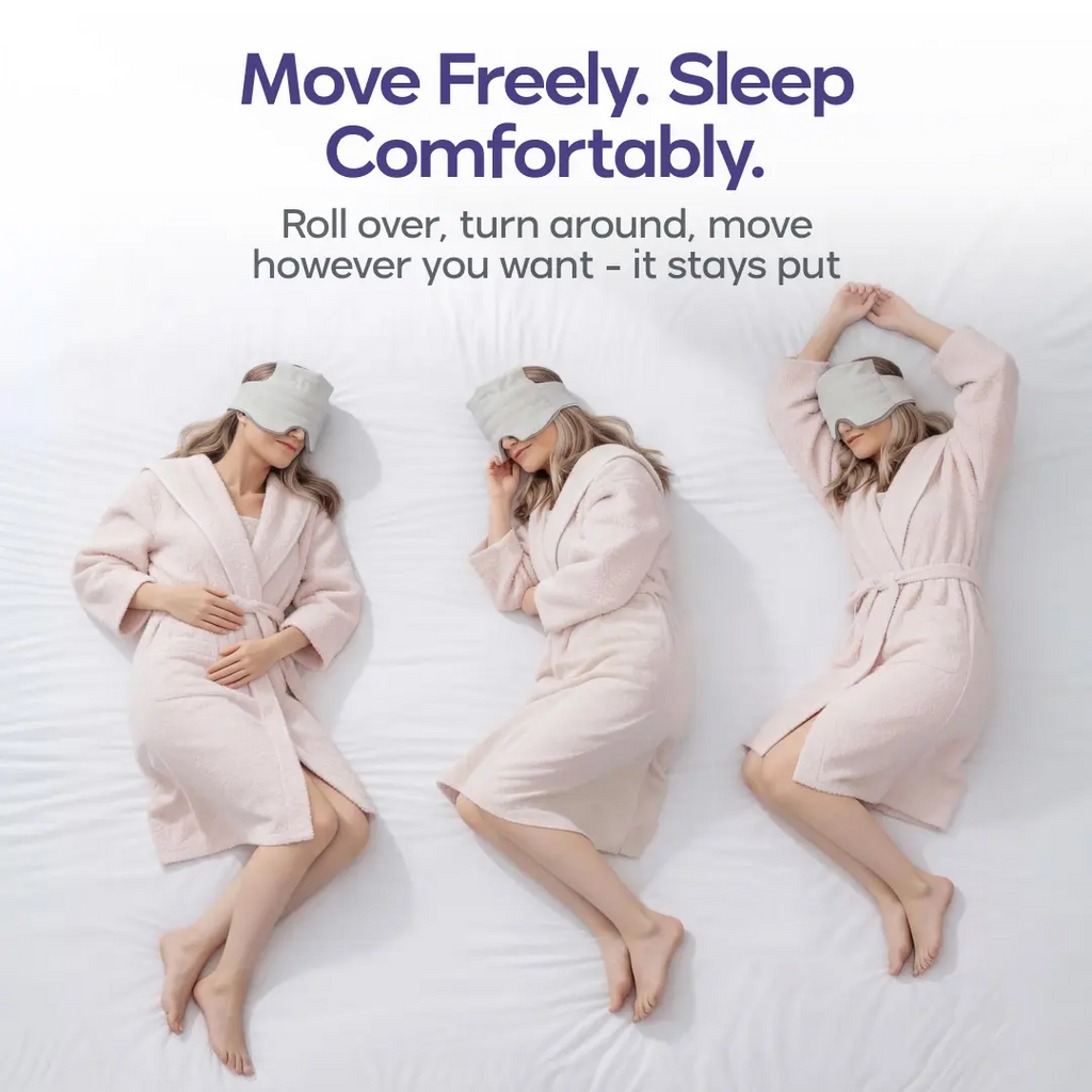 Weighted Eye Mask | Strapless 360° Sleep Mask with Deep Pressure Stimulation for Better Sleep
