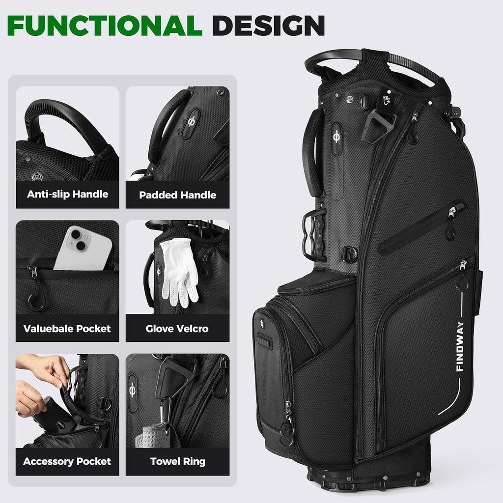 Golf Stand Bag, Lightweight Golf Bag