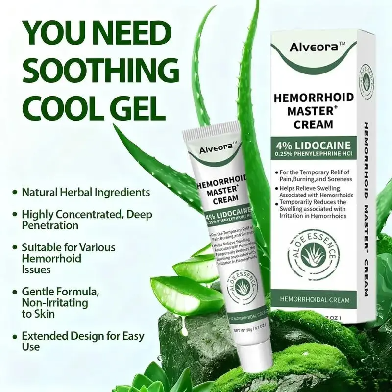 3 Hemorrhoid Relief Gel – Fast-Acting Cooling Gel