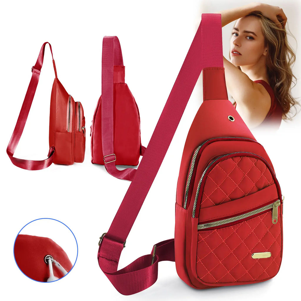 Women's Crossbody Chest Bag | Fanny Pack for Hiking, Travel & Daily Use
