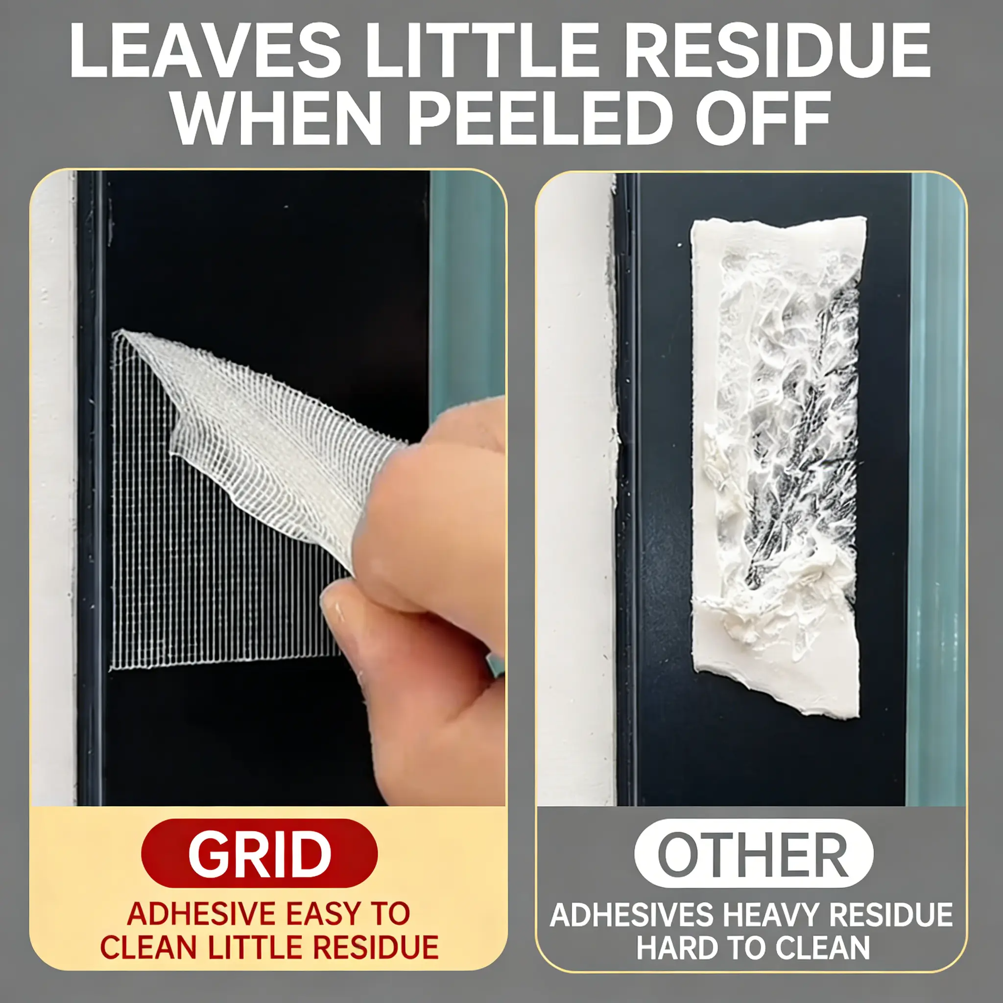 Heavy-Duty Double-Sided Duct Tape, Strong Adhesive