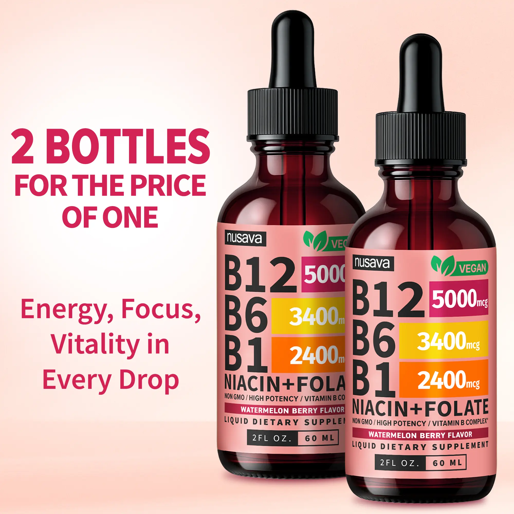 Vitamin B12 Liquid Supplement Drops