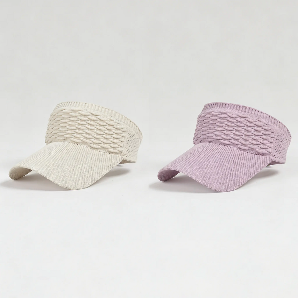 Women's High-Ponytail Sun Hat – UV Protection, Breathable Open-Top Design | Pack of 2