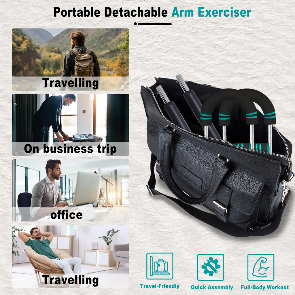 Twister Arm Trainer – Adjustable Spring Resistance for Chest, Arms & Shoulders