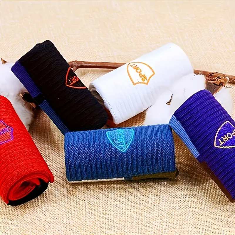 Men's Color-Block Sport Socks | Breathable Mid-Calf | 5, 10 or 20 Pairs