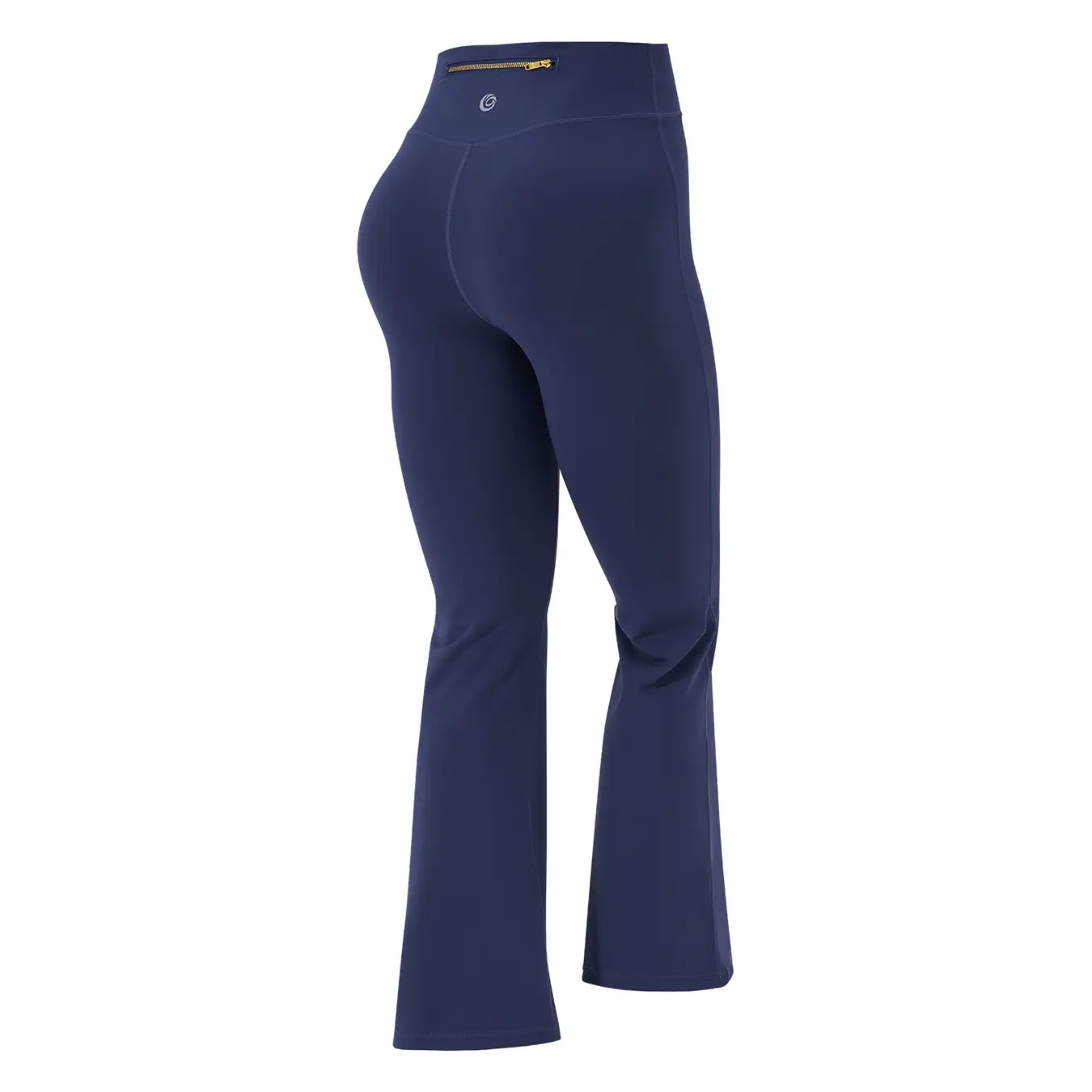 Women's Sporty Tracksuit Set – Gold Zipper Jacket & Yoga Leggings | Soft Brushed Casual Activewear