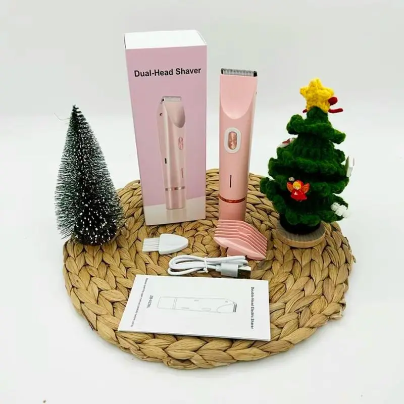 Trimmer for Women, Electric Shaver and Razor Rechargeable 2-in-1 Body and Facial Epilator