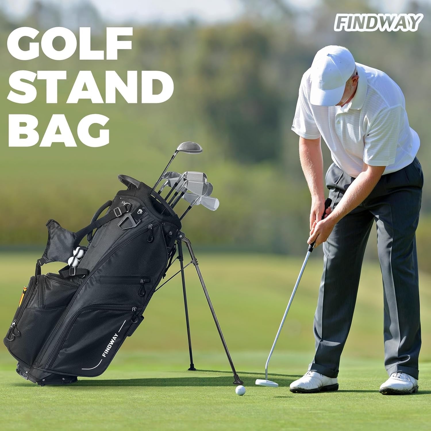 Golf Stand Bag, Lightweight Golf Bag
