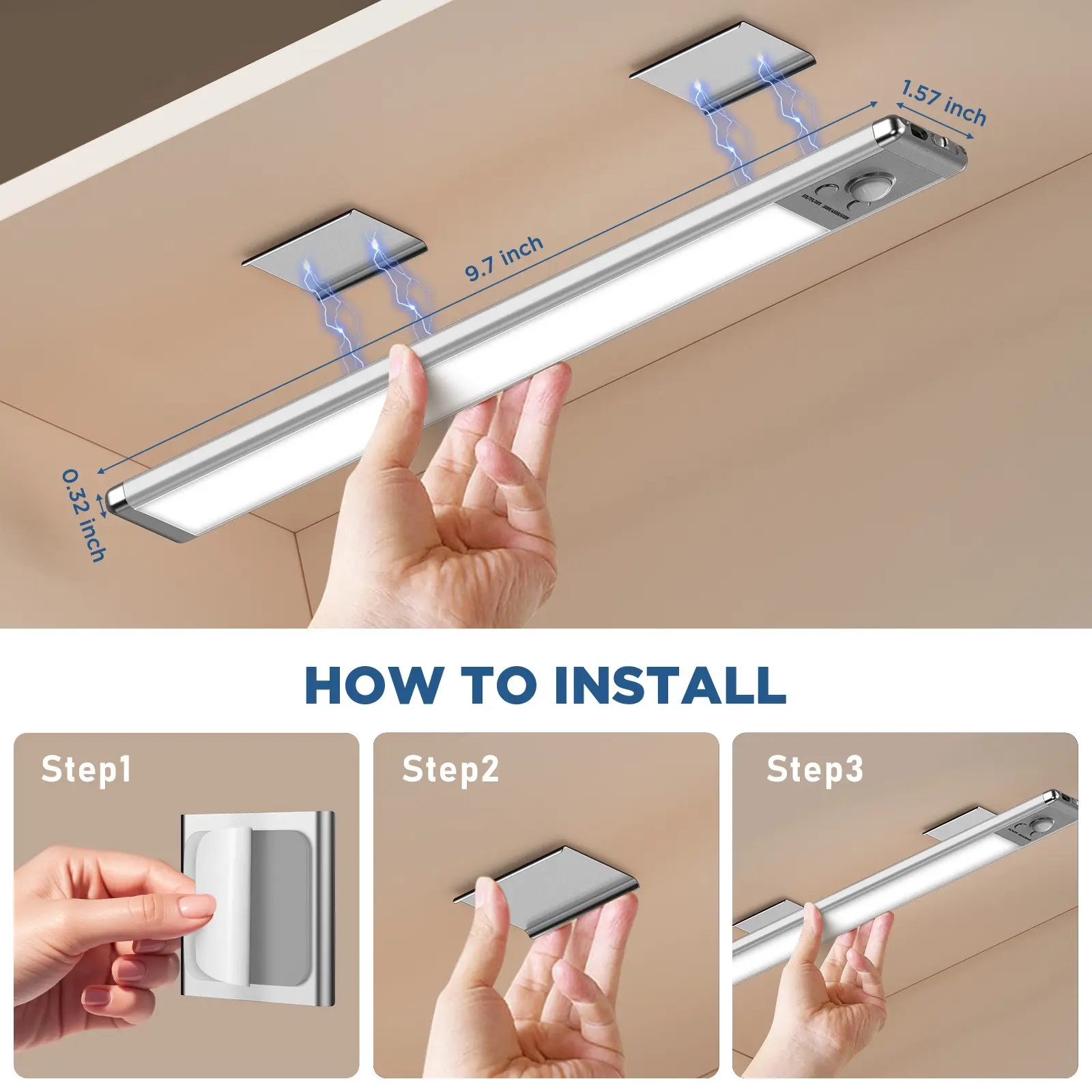Under Cabinet Lights,Motion Sensor Night Light Indoor