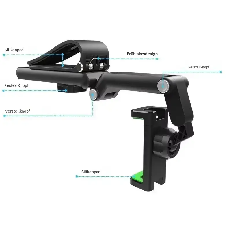 Adjustable Car Phone Mount with 360° Rotation