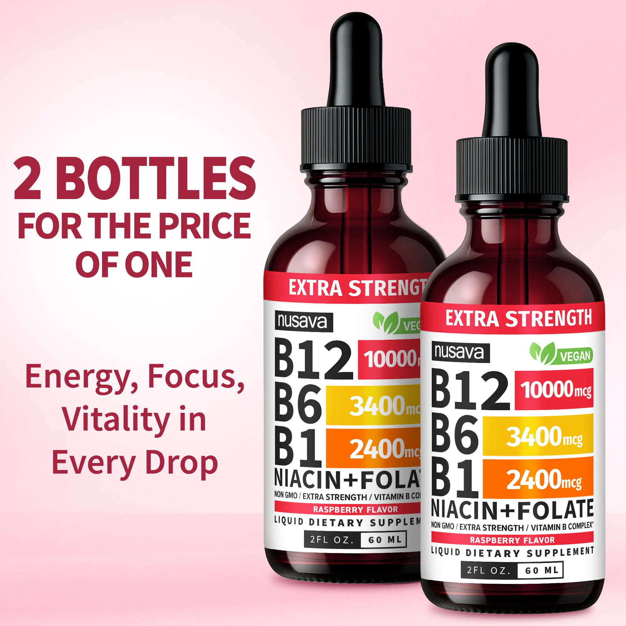 Vitamin B12 Liquid Supplement Drops