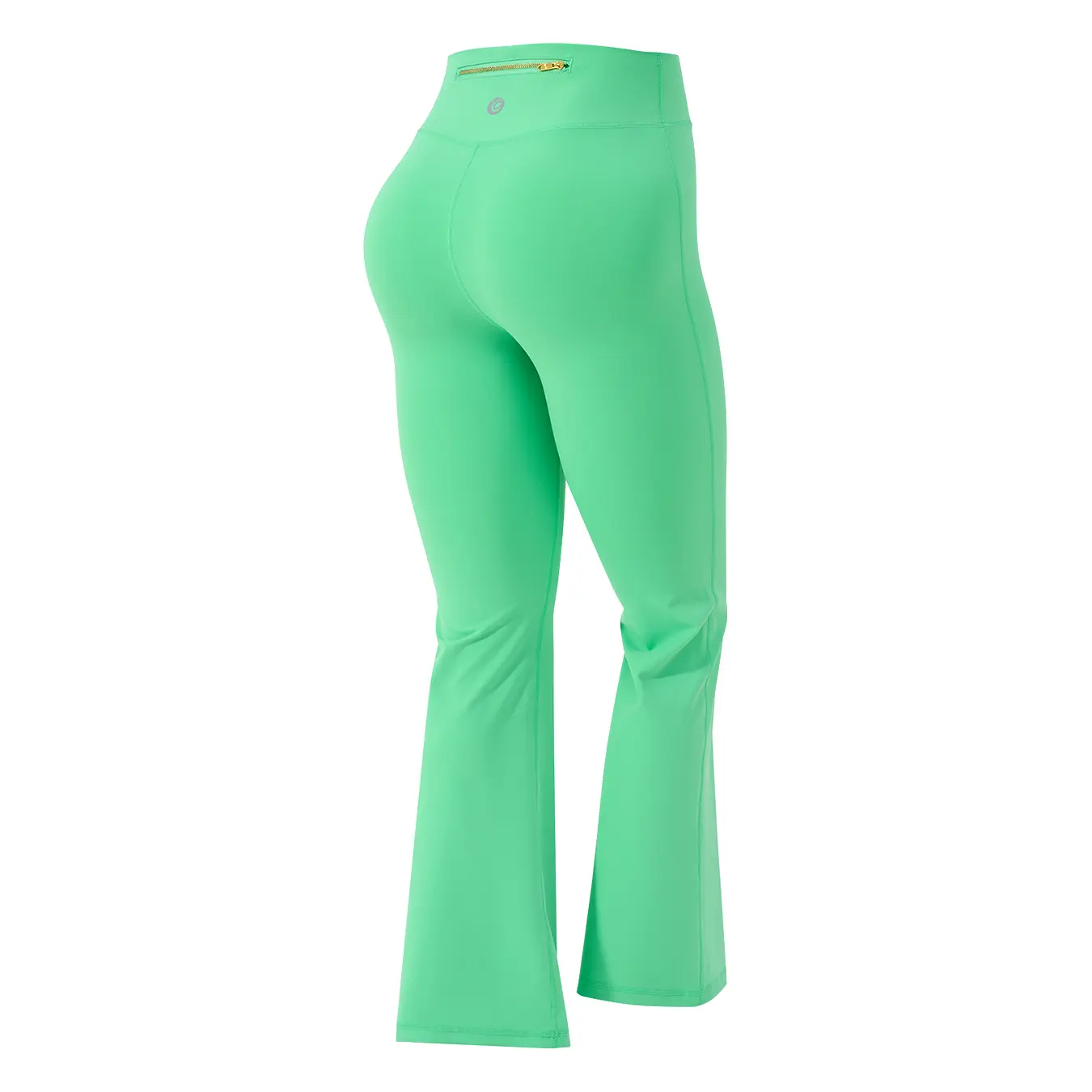 Women's Sporty Tracksuit Set – Gold Zipper Jacket & Yoga Leggings | Soft Brushed Casual Activewear