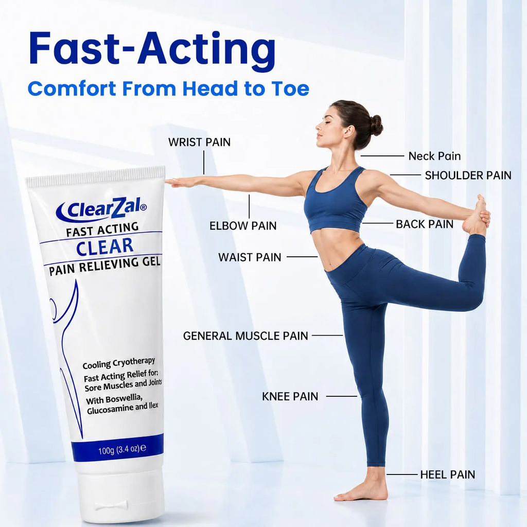 Soothing Cooling Gel – Menthol & Frankincense Formula for Muscle Tension