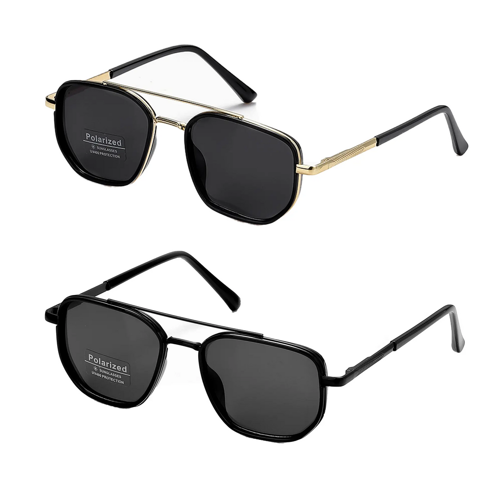 Fashion Geometric Double-Beam Sunglasses