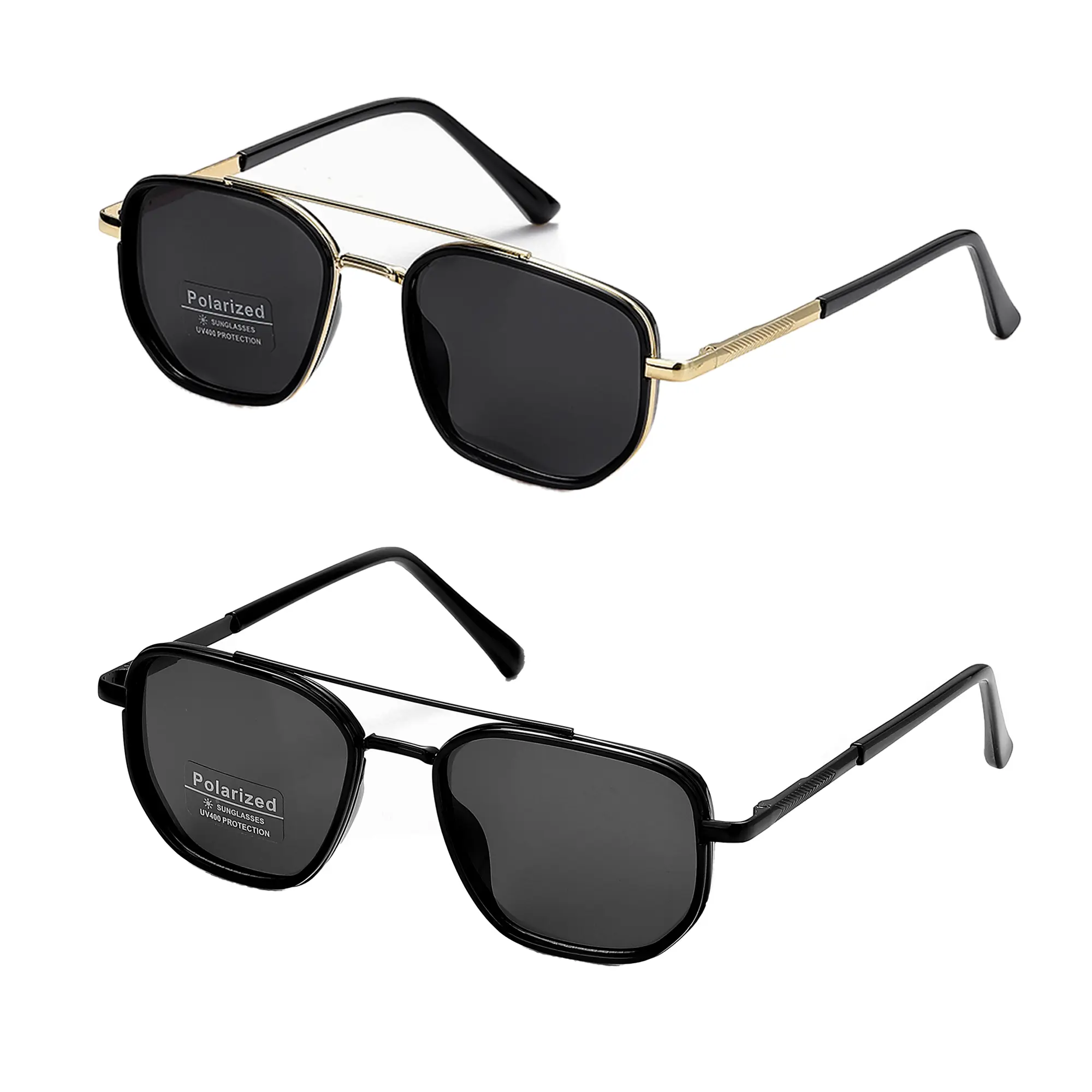 Fashion Geometric Double-Beam Sunglasses