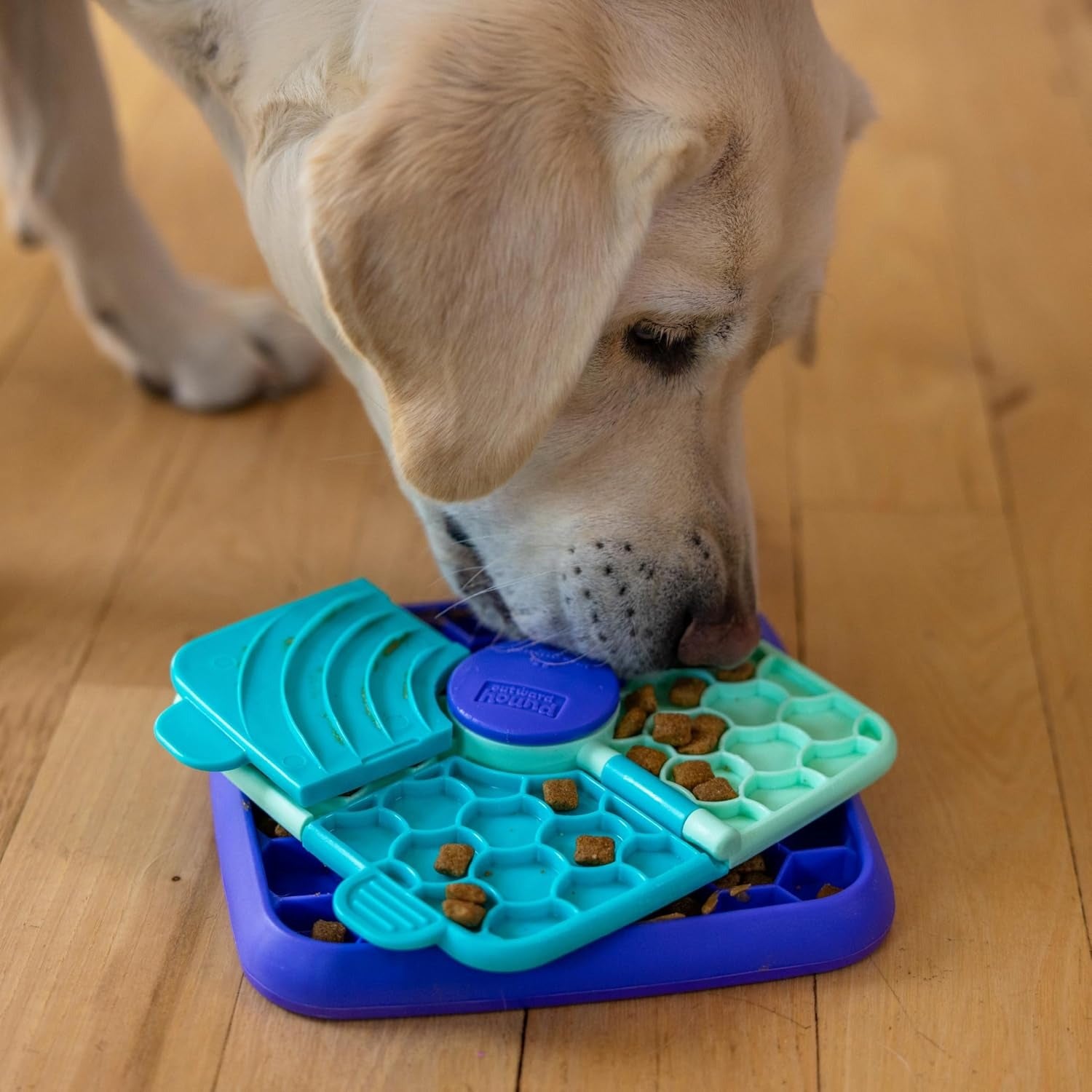 3-in-1 Interactive Dog Puzzle Toy, Lick Mat & Slow Feeder – Calming Enrichment Feeder for Dogs, Dishwasher Safe