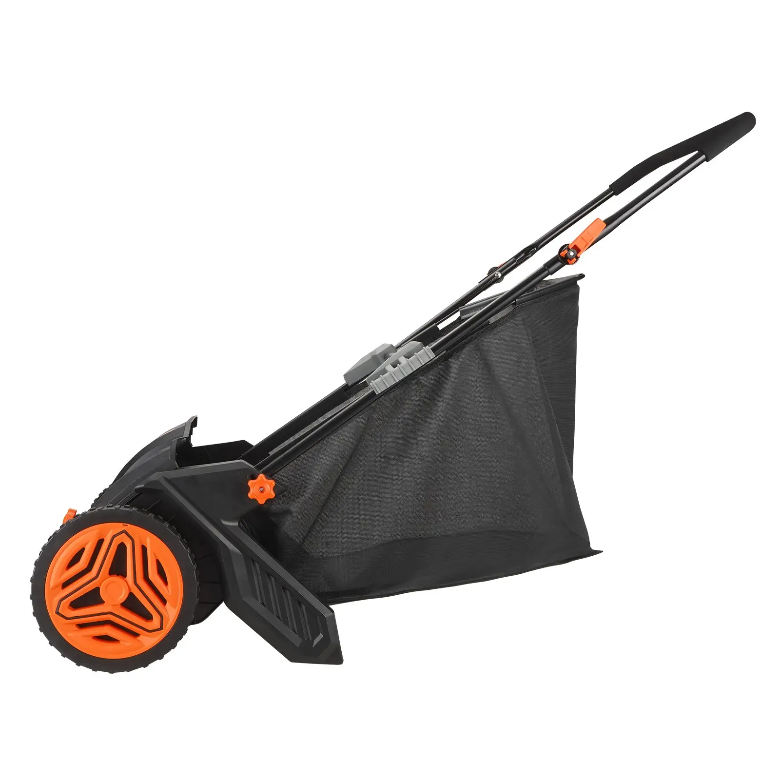 VEVOR Push & Tow-Behind Lawn Sweeper | 21"–52" | 3.5 cu.ft Hopper | Leaf & Grass Collector