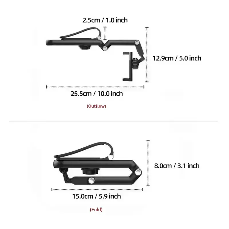 Adjustable Car Phone Mount with 360° Rotation