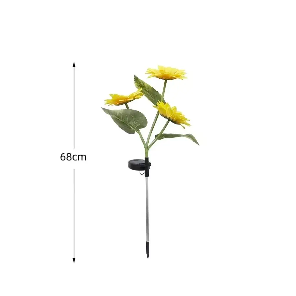 Solar Sunflower Garden Stake Lights – 2026 Upgraded
