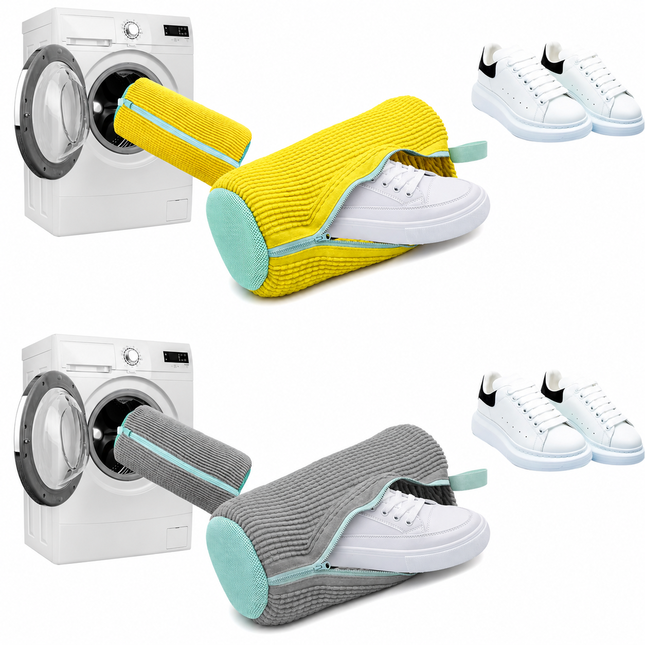 Mesh Shoe Washing Bag – Machine-Safe Laundry Protector Bag