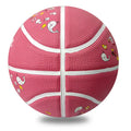 Animal Print Rubber Basketball – Pink, Mint Green & Blue | Size 5 | Kids & Girls