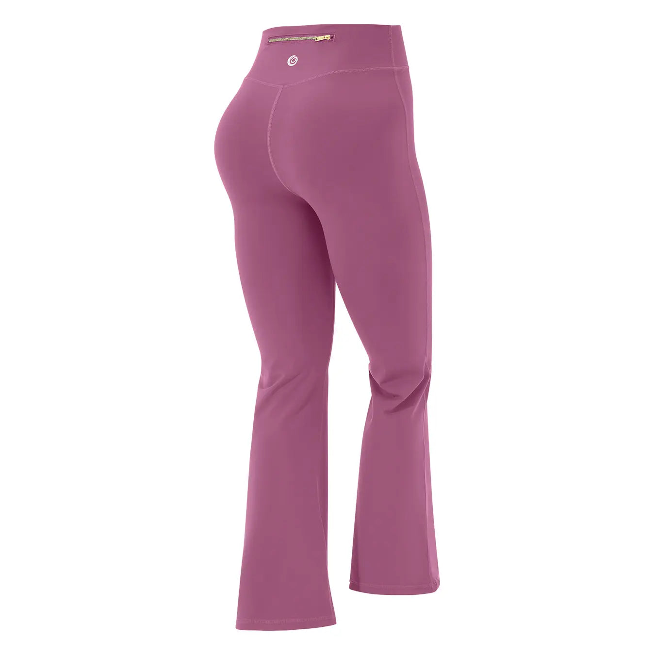 Women's Sporty Tracksuit Set – Gold Zipper Jacket & Yoga Leggings | Soft Brushed Casual Activewear