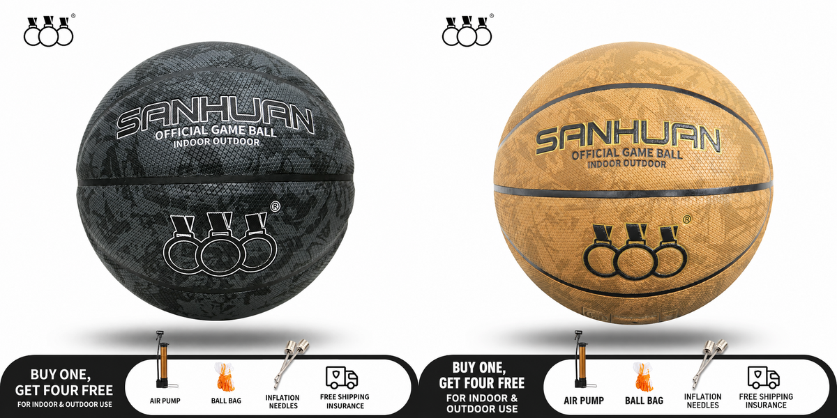 Sanhuan Basketball – Non-Slip, Wear-Resistant | Sizes 5, 6 & 7 | Indoor & Outdoor