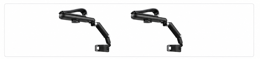 Joytutus Car Phone Mount – Long Arm, 360° Rotation & Anti-Scratch Clamp | Hands-Free Holder